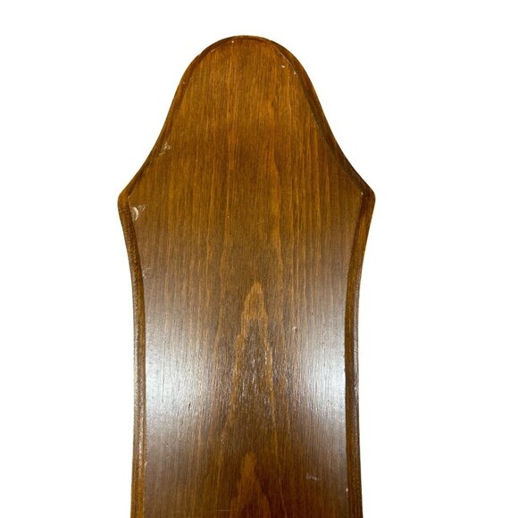 Vintage Wooden Wall Sconce Candleholder 15" Tall - Picture 5 of 6